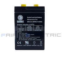 SN4.5-6-แบตเตอรี่แห้ง Sunny รุ่น SN 4.5 - 6, ขนาด 6V-4.5AH.